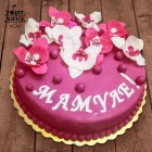 Торт «Цветы для любимой мамы»